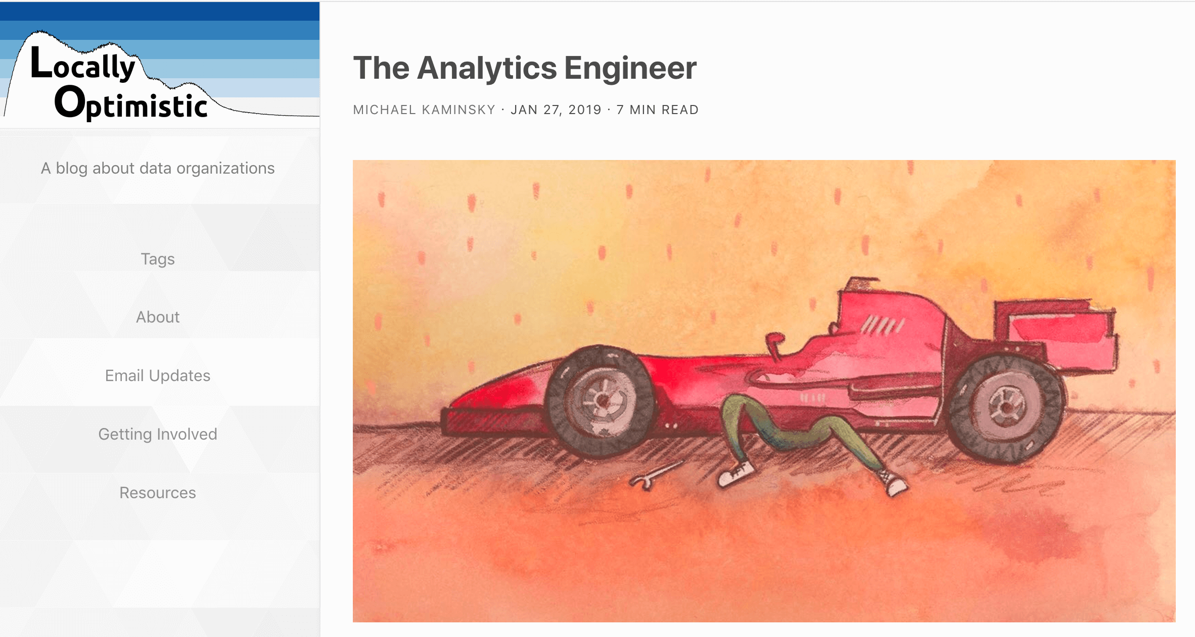 The Analytics Engineer post